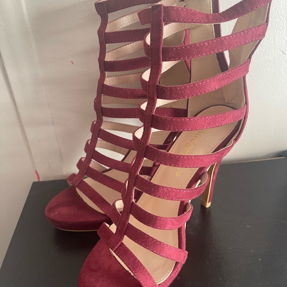 Burgandy heels